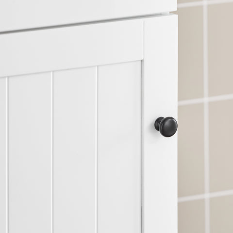 Tall Bathroom Cabinet with 3 Shelves, BZR17-W