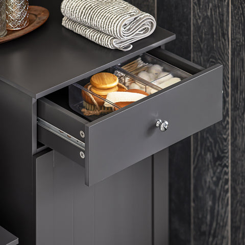 Bathroom Laundry Basket Storage Cabinet, BZR21-DG