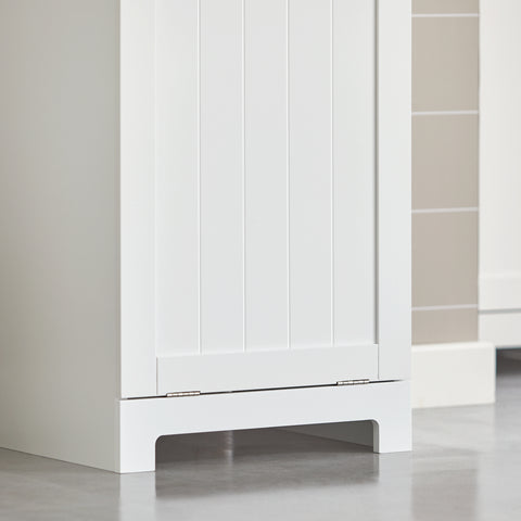 Bathroom Laundry Basket Storage Cabinet, BZR21-W