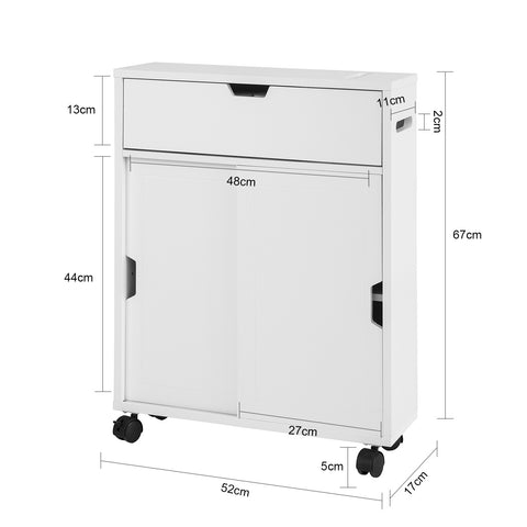 Bathroom Toilet Paper Storage Cabinet, BZR31-W