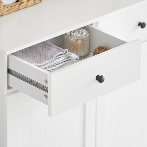 2 Drawers 2 Doors Laundry Cabinet Laundry Chest, BZR33-W