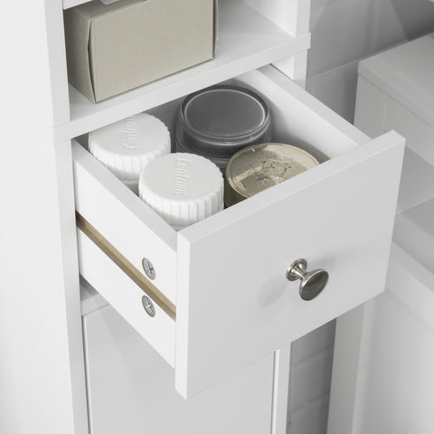 Bathroom Cabinet Bathroom Tall Cabinet, BZR34-W