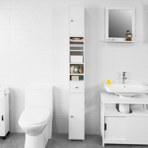 Bathroom Cabinet Bathroom Tall Cabinet, BZR34-W