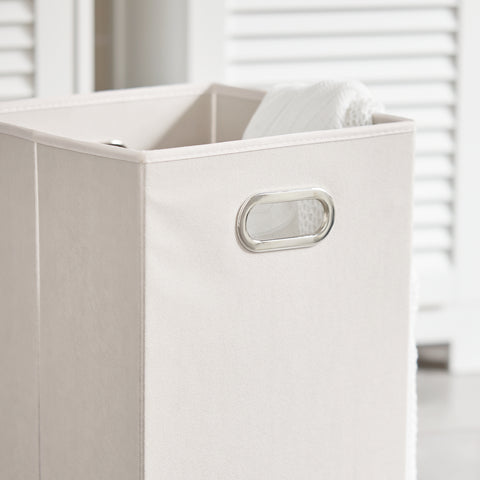 Bathroom Laundry Basket Storage Cabinet, BZR73-W