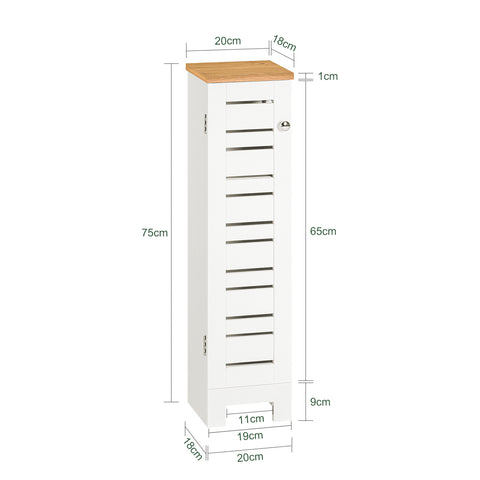 Bathroom Toilet Paper Storage Cabinet, BZR85-W