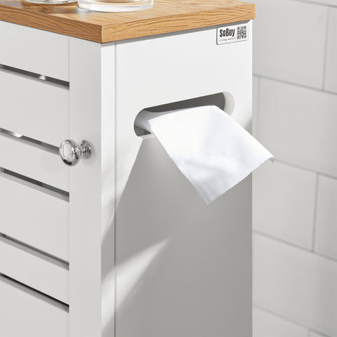 Bathroom Toilet Paper Storage Cabinet, BZR85-W