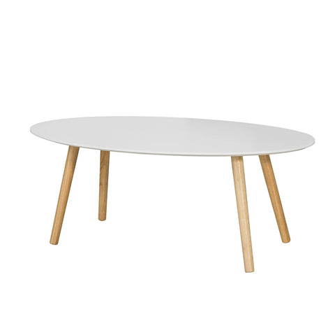 Oval Coffee Table Living Room Table, FBT61-W