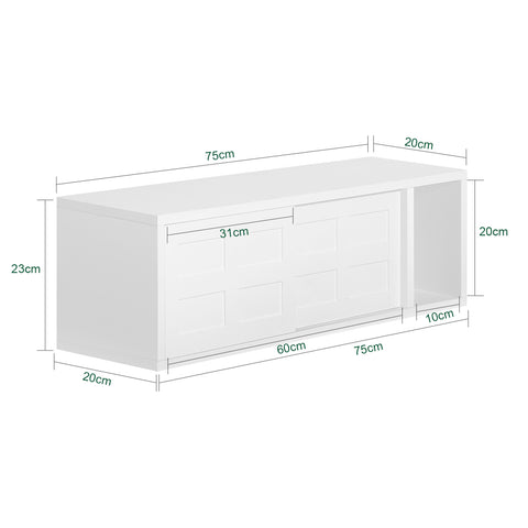 Wall Cabinet Cupboard with Sliding Doors, FHK18-W