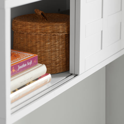 Wall Cabinet Cupboard with Sliding Doors, FHK18-W