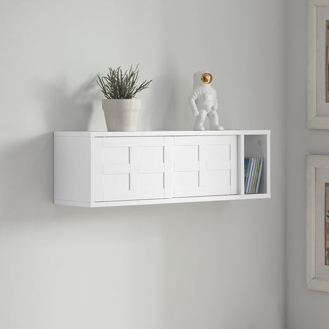 Wall Cabinet Cupboard with Sliding Doors, FHK18-W