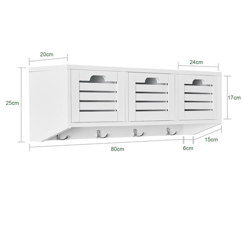 Wall Coat Rack Wall Shelf Rack, FHK19-W