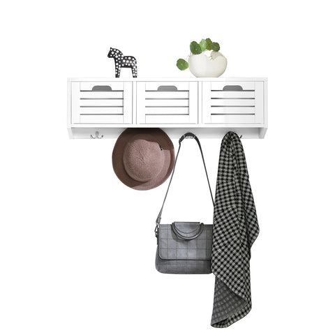 Wall Coat Rack Wall Shelf Rack, FHK19-W