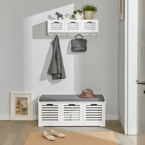 Wall Coat Rack Wall Shelf Rack, FHK19-W