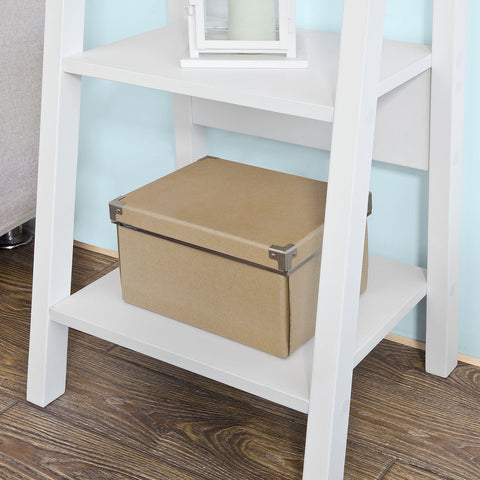 5 Tiers Ladder Storage Display Wall Shelf, FRG101-W