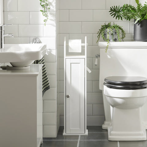 Bathroom Toilet Paper Roll Holder, FRG135-W