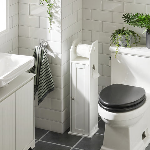 Bathroom Toilet Paper Roll Holder, FRG135-W