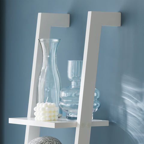 Modern 4 Tiers Display Storage Wood Wall Shelf, FRG15-W