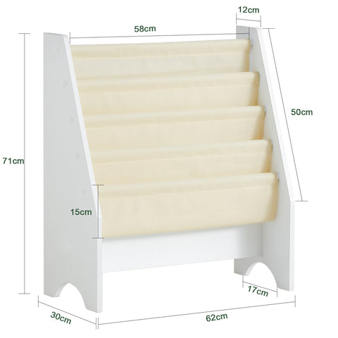 Children Bookcase Book Shelf Storage Rack, FRG225-W