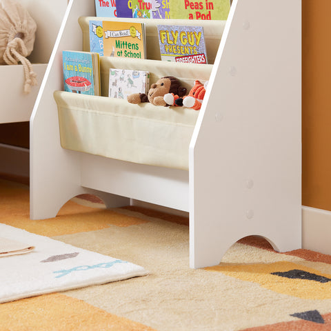 Children Bookcase Book Shelf Storage Rack, FRG225-W