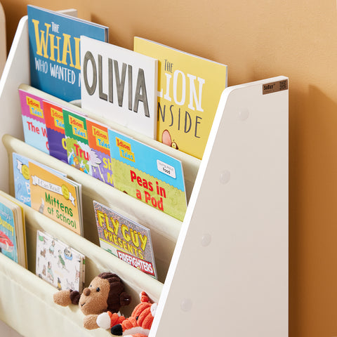 Children Bookcase Book Shelf Storage Rack, FRG225-W