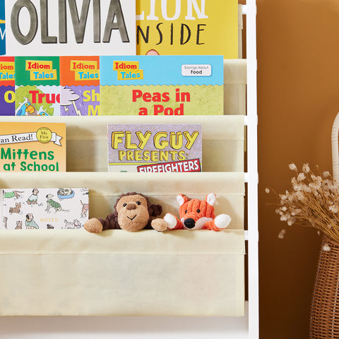 Children Bookcase Book Shelf Storage Rack, FRG225-W
