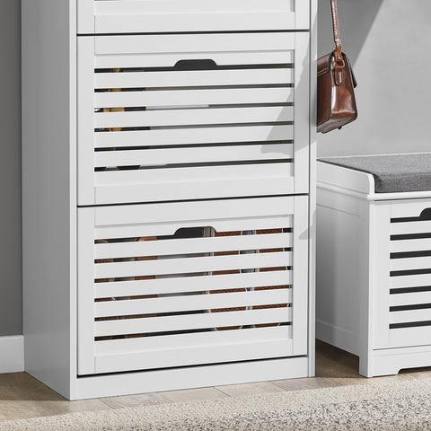 3-Drawers Shoe Cabinet, FSR108-W