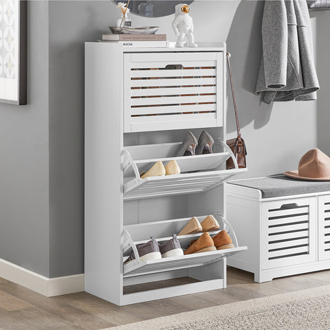 3-Drawers Shoe Cabinet, FSR108-W