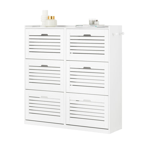 6-Drawers Shoe Cabinet, FSR145-W