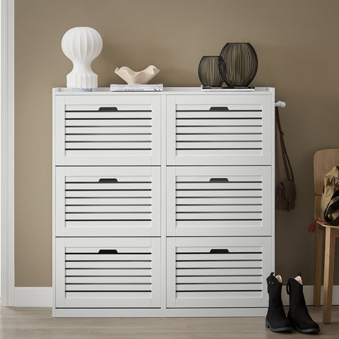 6-Drawers Shoe Cabinet, FSR145-W