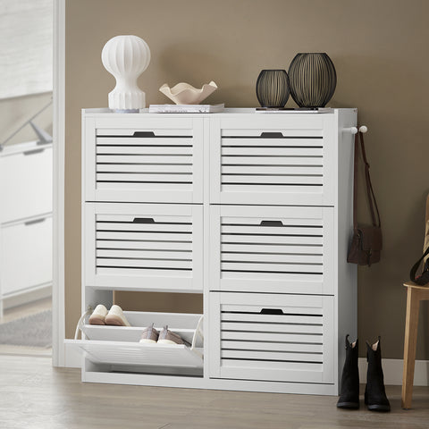 6-Drawers Shoe Cabinet, FSR145-W