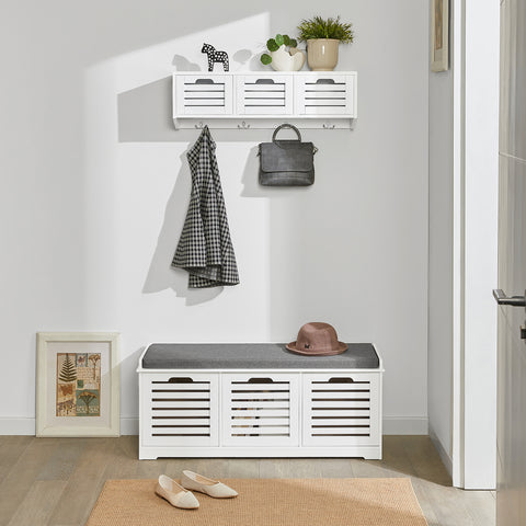 3 Drawers Storage Bench, FSR23-W