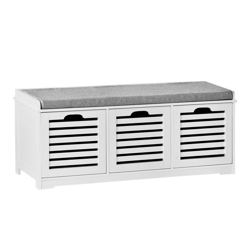 3 Drawers Storage Bench, FSR23-W