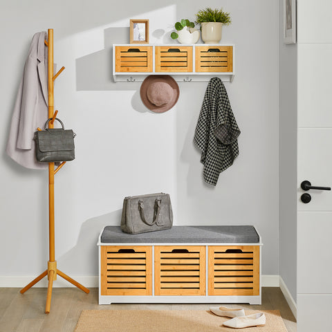 3 Drawers Storage Bench, FSR23-WN