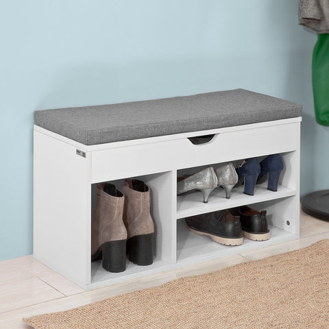 Lift-up Top & Shelf Storage Bench, FSR45-HG