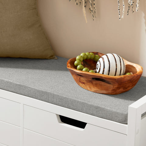 2 Cabinet-Doors Storage Bench, FSR63-W