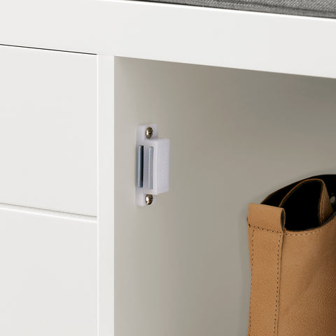 2 Cabinet-Doors Storage Bench, FSR63-W