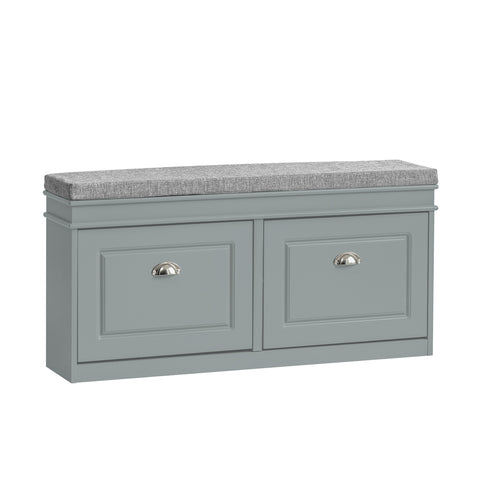 2 Flip-Drawers Shoe Bench, FSR64-HG