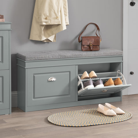 2 Flip-Drawers Shoe Bench, FSR64-HG