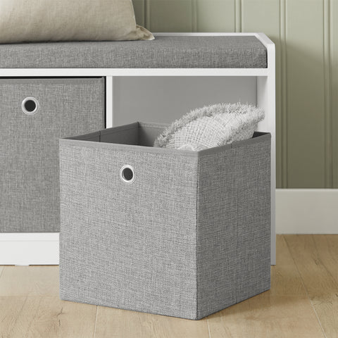 3 Baskets Storage Bench, FSR65-DG