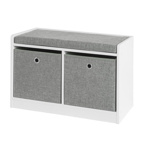 2 Baskets Storage Bench, FSR65-K-DG