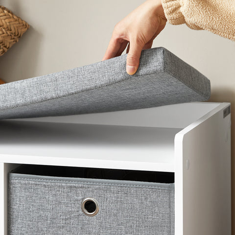 2 Baskets Storage Bench, FSR65-K-DG