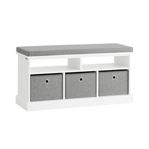 3 Baskets & 2 Shelvs Storage Bench, FSR67-HG