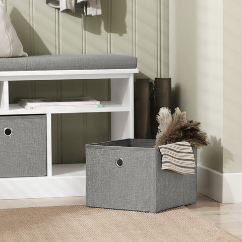 3 Baskets & 2 Shelvs Storage Bench, FSR67-HG