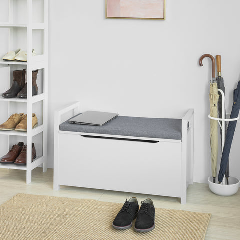 Lift-up Top Storage Bench with Chest, FSR76-W