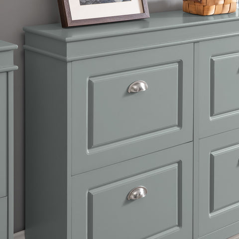 4 Flip Drawers Shoe Cabinet, FSR79-HG