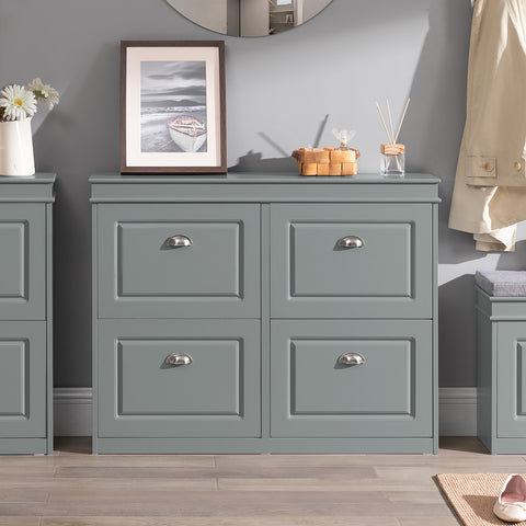 4 Flip Drawers Shoe Cabinet, FSR79-HG