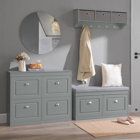 4 Flip Drawers Shoe Cabinet, FSR79-HG