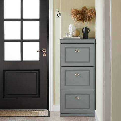 3 Flip-Drawer Shoe Cabinet, FSR94-HG