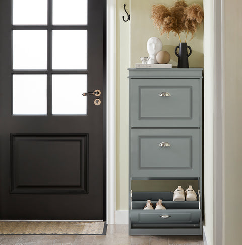 3 Flip-Drawer Shoe Cabinet, FSR94-HG