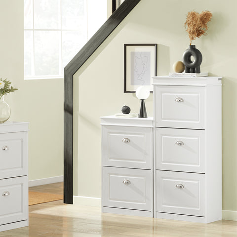 3 Flip-Drawer Shoe Cabinet, FSR94-W